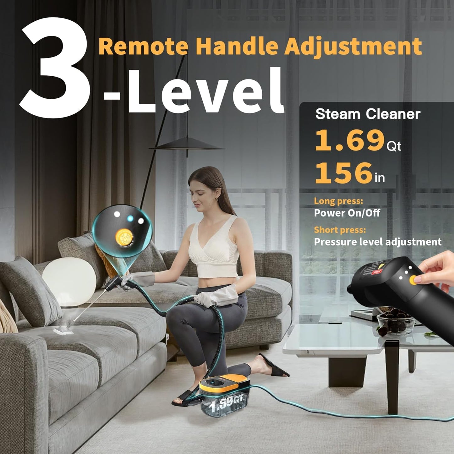 Premium Portable Steam Cleaner™