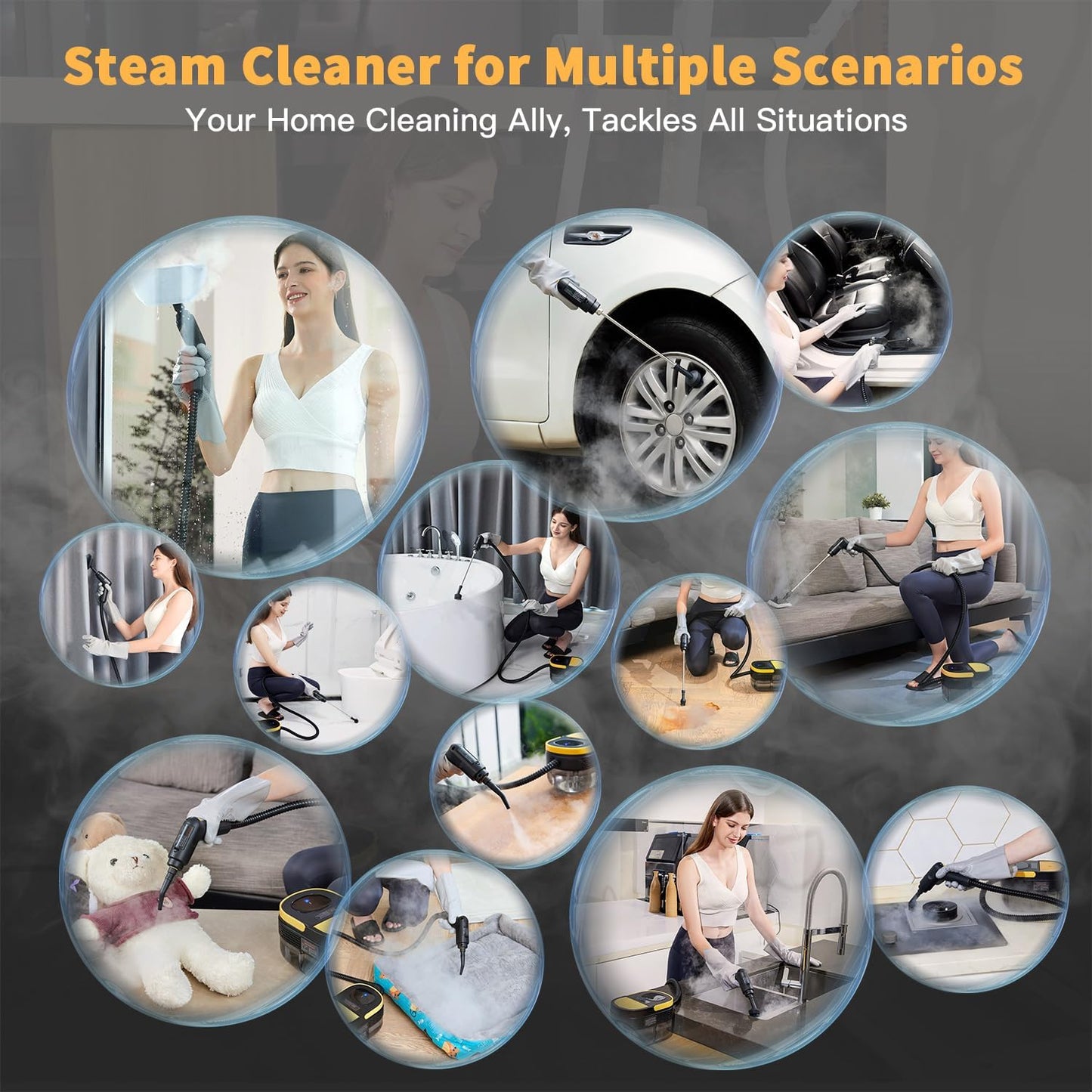Premium Portable Steam Cleaner™