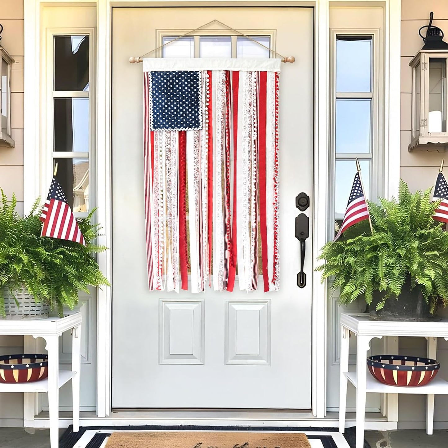 Rustic American Flag Banner™