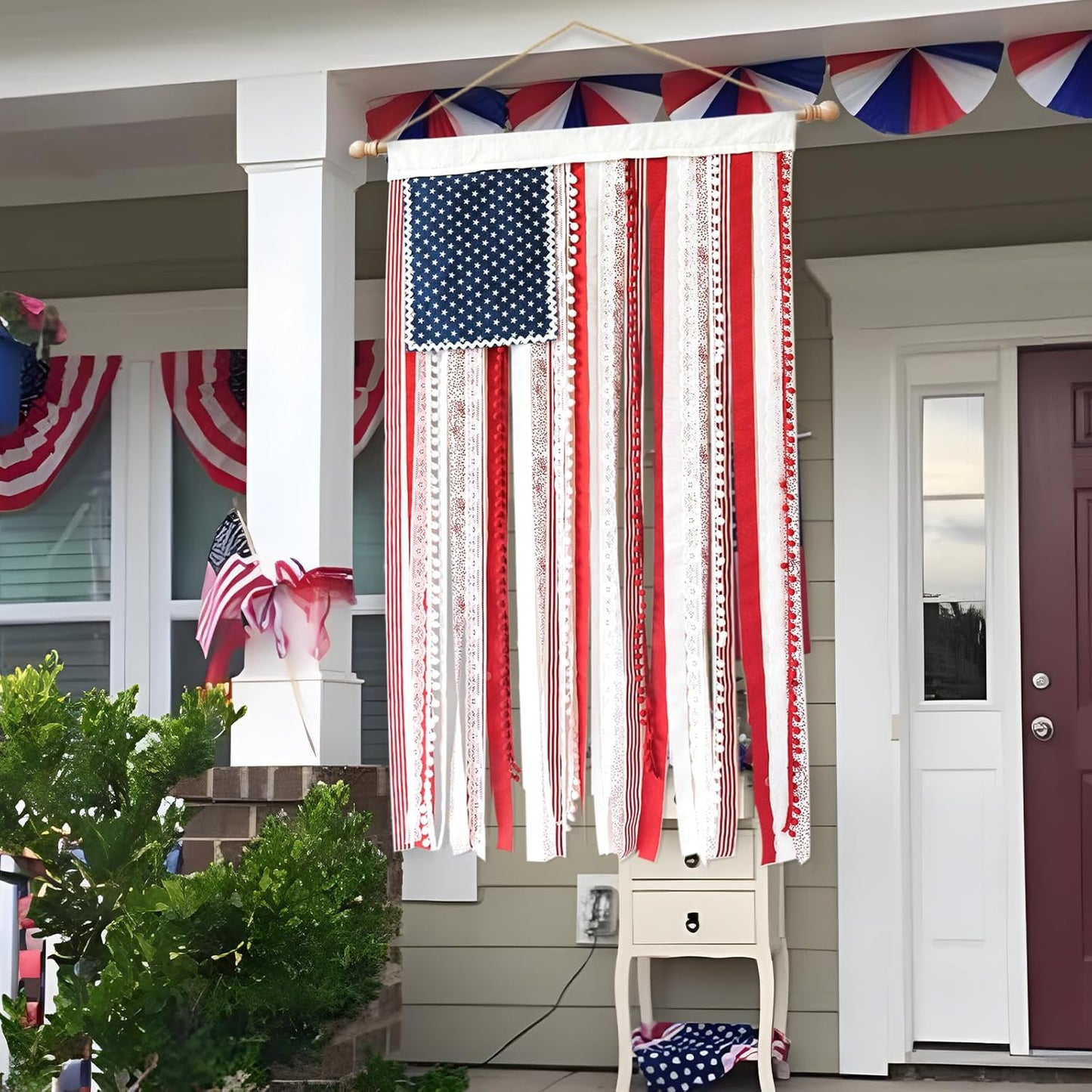 Rustic American Flag Banner™