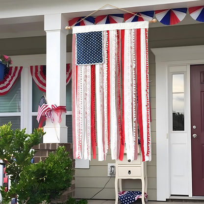Rustic American Flag Banner™
